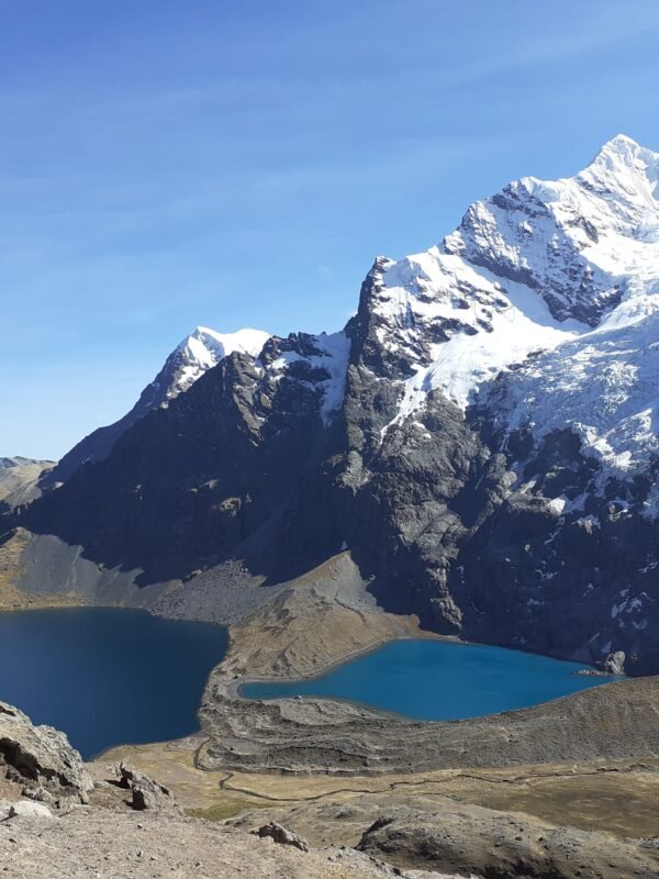 Ausangate Trek – hikers admiring the Ausangate peak in Per