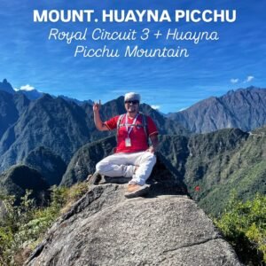 Huayna Picchu mountain hike from Circuit 3 Royalty at Machu Picchu with panoramic view of the Inca citadel