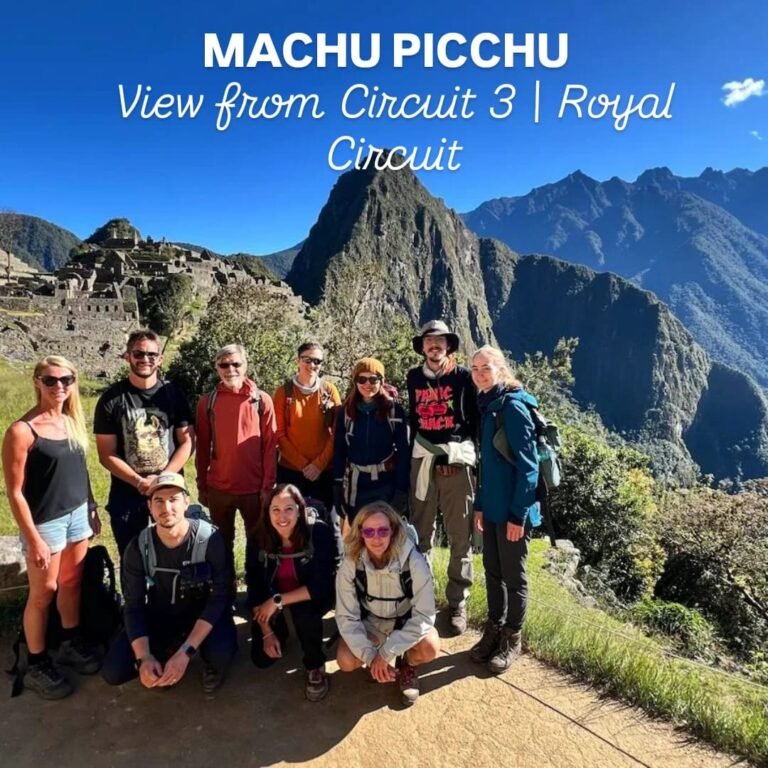 Machu Picchu Circuit 3 Royal Route view of the lower terraces and sacred Inca sector