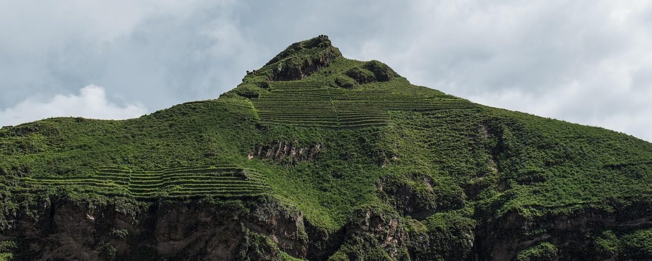 Pisac ruins Pisac Ruins in the Sacred Valley with Inca terraces and panoramic mountain views