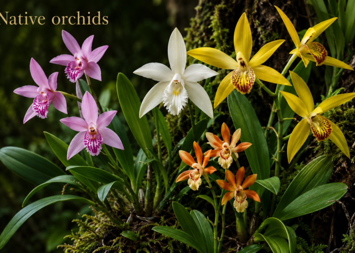 Diverse plants and wildlife along the Inca Trail in Peru.