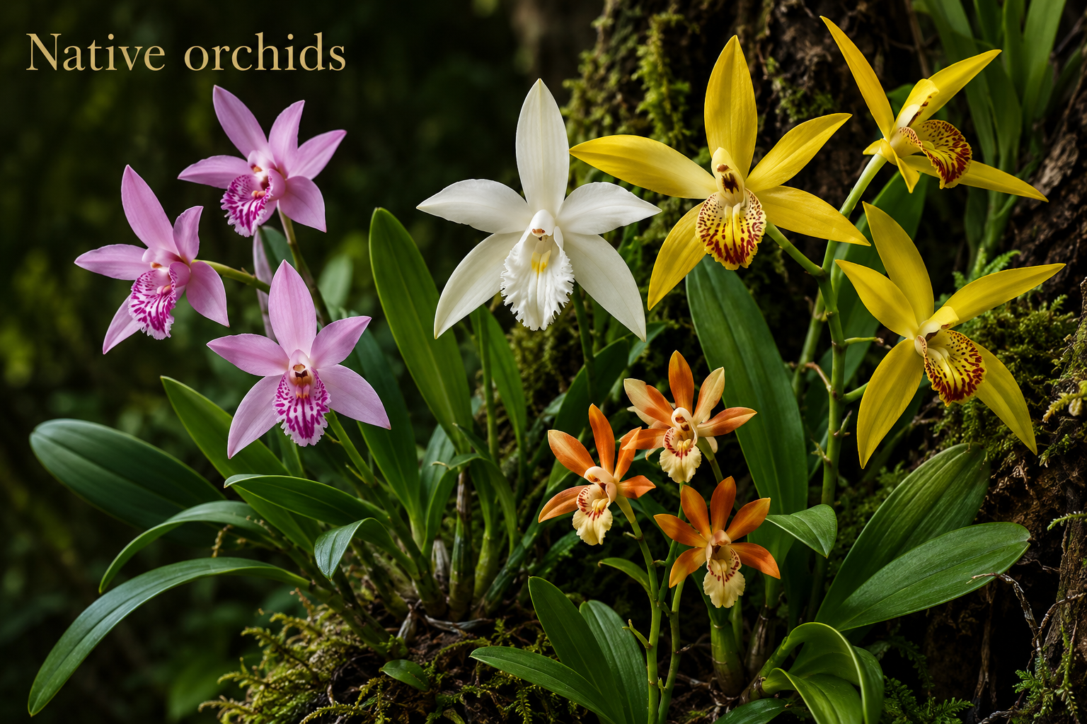 Diverse plants and wildlife along the Inca Trail in Peru.