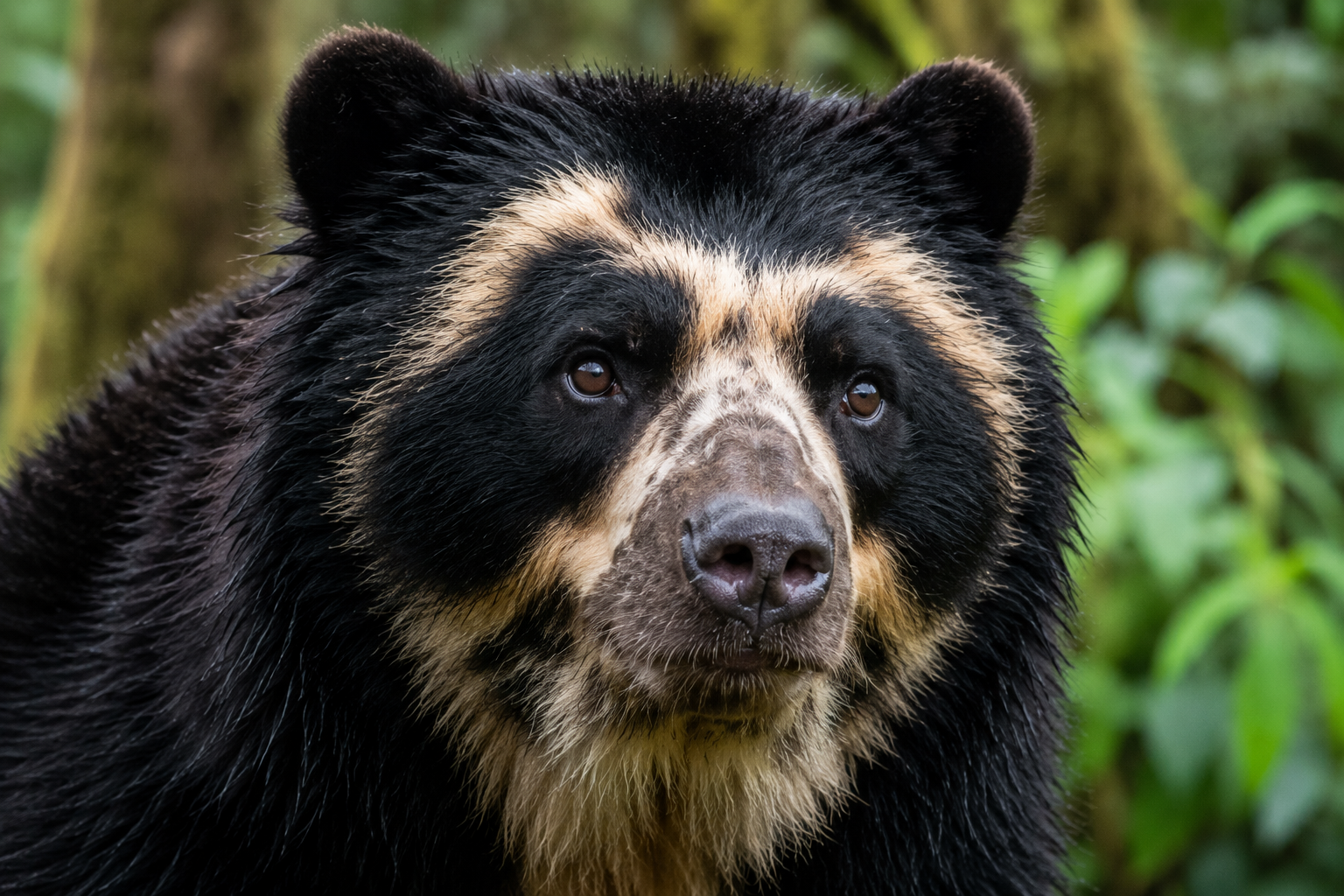 Spectacled Bear Peru Adventure Spectacled Bear spotted in the Peruvian Andes during a wildlife adventure.
